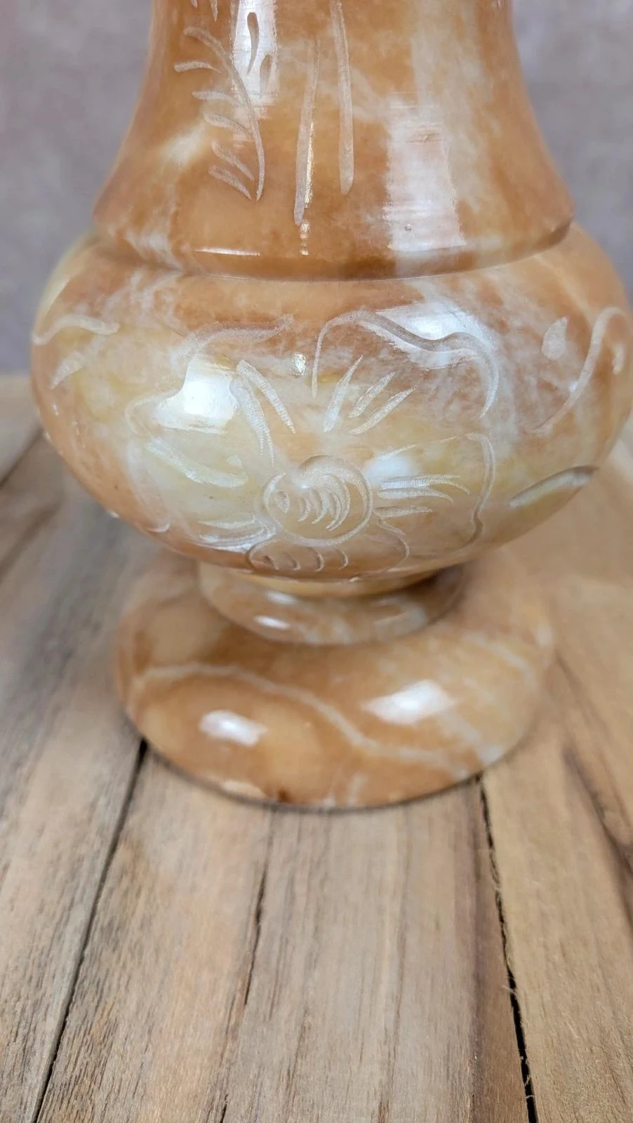 Gegraveerd onyx decoratief vat – photo 2